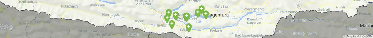 Map view for Pharmacies emergency services nearby Sankt Jakob im Rosental (Villach (Land), Kärnten)